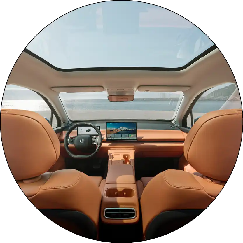 Sitze des Leapmotor C10 mit ergonomischem Design und luxuriöser Polsterung